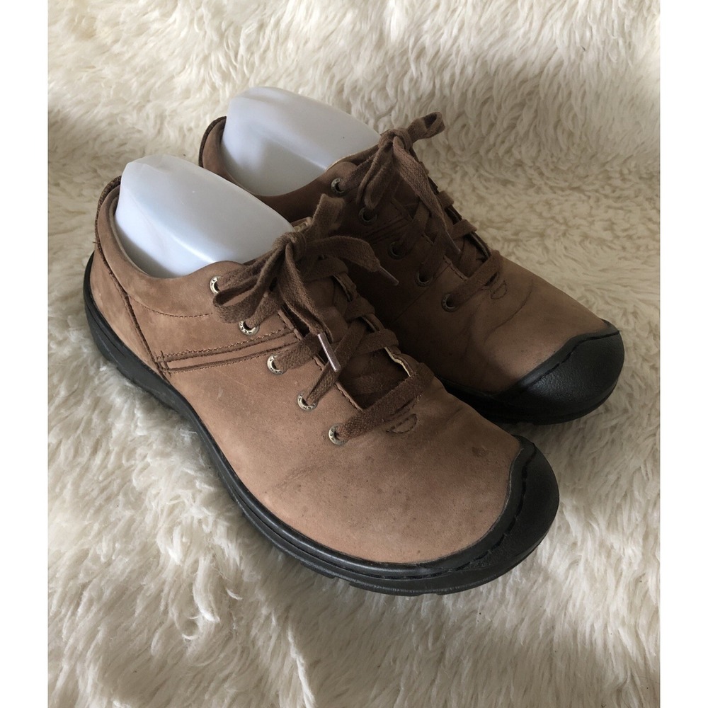 Keen Womens Crested Butte Lace Up Shoes Size 8 Brown Athletic Sneakers